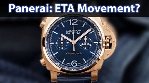 does panerai use eta movements